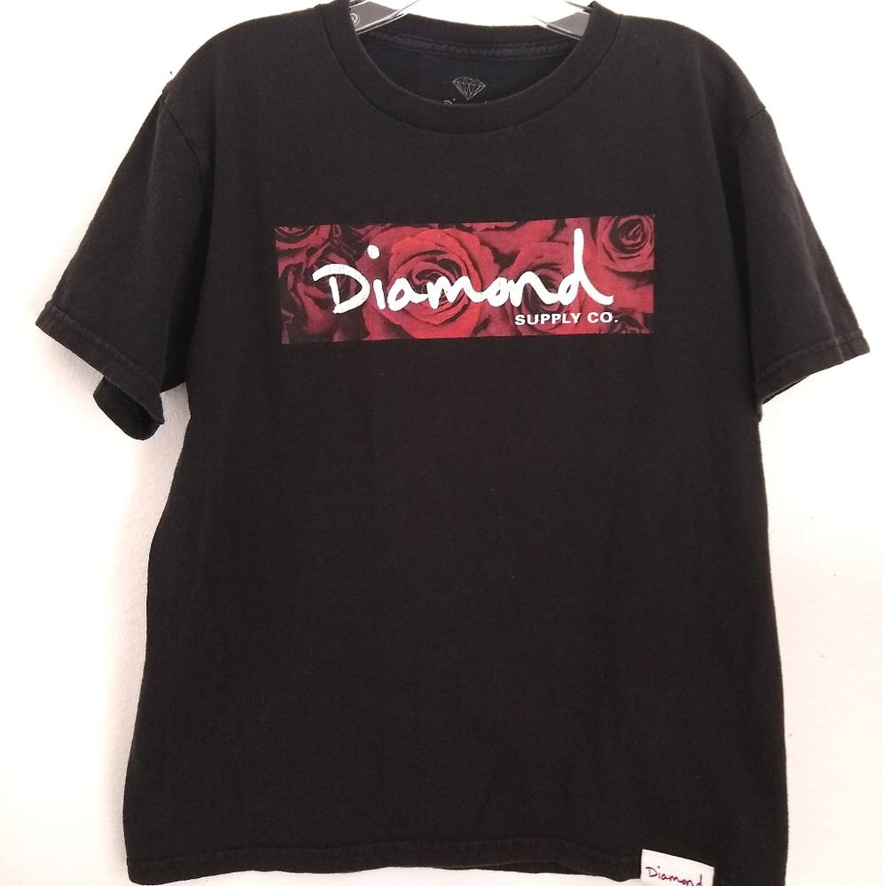 Diamond Supply Co Rose Graphic Size Large